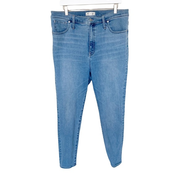 Madewell Denim - Madewell 11” High Rise Skinny Crop Jeans Light Wash